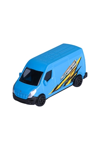 Majorette Sokak Yarış Arabaları Renault Master Mavi Çok Renkli