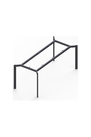 Api Design Beşgen Metal Ofis Çalışma Masa Ayağı Ahşap-cam-mermer İçin Uygun Siyah