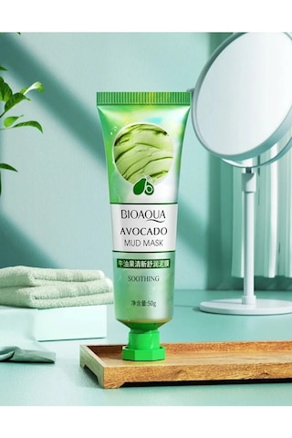 Bioaqua Avokado İçerikli Arındırıcı ve Nemlendirici Çamur Kil Maskesi 50 G