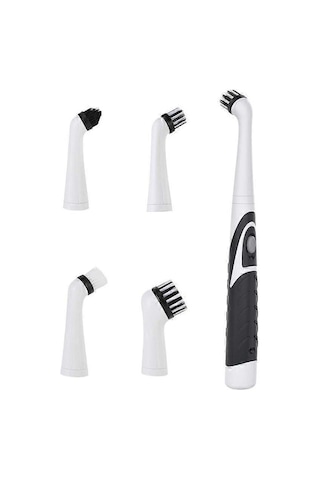 Elektrikli Temizleme Fırçası, 4'ü 1 Arada Ev Temizlik Fırçaları, Kullanışlı Kablosuz Küvet Fayans Fırçası, Ev İçin Salınımlı Temizleme Aracı