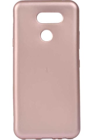 LG Uyumlu K40s Kılıf Zore Premier Silikon Kapak Rose Gold