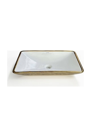 İsvea - Sistema İç Beyaz Dış Altın 60 Cm Lavabo - 10sf53060sv 1466841