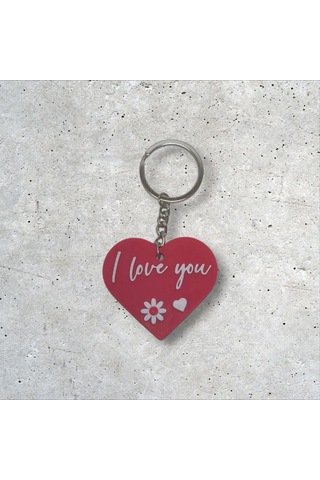 Kalp I Love You Anahtarlık