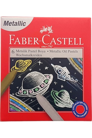 Faber-castell Simli/Metalik Pastel Boya 6 Renk