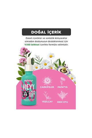 Metapet Köpekler İçin %100 Doğal Sakinleştiricis Damla 50 ML