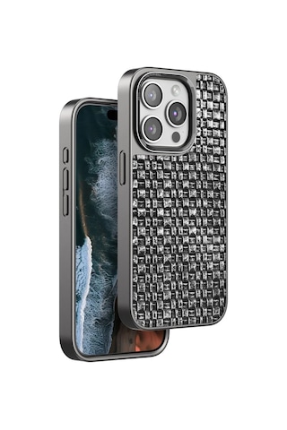 Venco - 831 - Apple iPhone Uyumlu 14 Pro Max Brand Kapak - Glblseme - - Gümüş