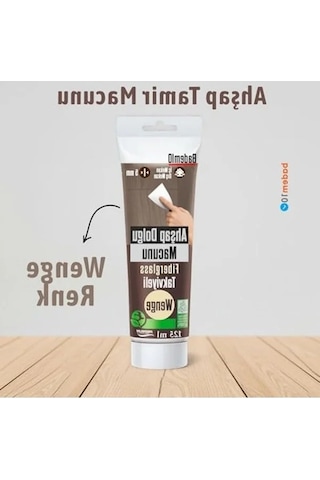 Venge Renk Ahşap Parke Tamir Macunu, 125 Ml Kullanıma Hazır Dolgu Ürünü 1