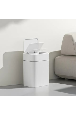 Sensörlü Çöp Kovası 18 Litre Beyaz