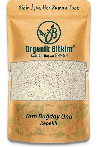 Organik Bitkim Tam Buğday Unu Kepekli 1400 G