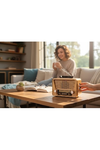 Rt-836a Fenerli Nostalji Trend Radyo,eskitme Nostaljik Radyo Bluetooth Özellikli