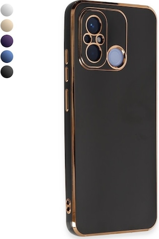 Xiaomi Redmi 12c Kılıf Luxury Seri Kamera Korumalı Silikon Kapak