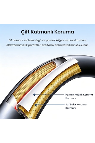 Veggieg 6.35mm To Xlr Dişi Mikrofon Kablosu Hi-fi Ses Kalitesi Ofc Bakır Enstrüman Ses Kablosu 3 Metre