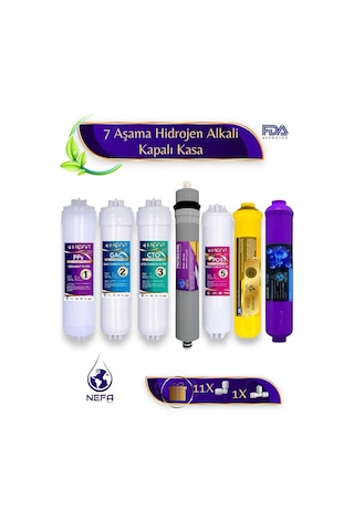 Tüm Kapalı Kasalara Uygun 7 Aşamalı,orp Hidrojen Alkali Ph Filtre