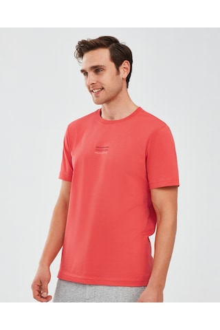Skechers Essential M Short Sleeve T-Shirt Erkek Kırmızı Tshirt S241007-600