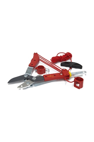 Wolf Garten RC-M Yüksek Dal Budama Makası Anvil Sapsız Kırmızı