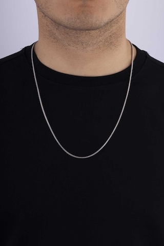 Gümüş Pazarım Silindir Model İtalyan Erkek Çelik Zincir Çok renkli