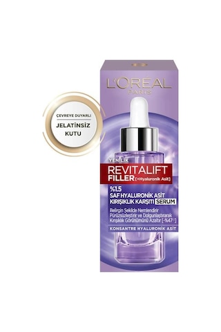 L'Oreal Paris Revitalift Filler %1.5 Saf Hyaluronik Asit   Serum- 30 Ml +C Vit Tester