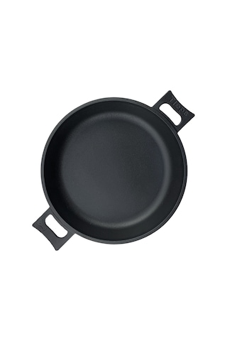 Tleps Kaplamasız Gerçek Demir Döküm Tava 26 CM