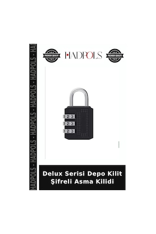 Delux Serisi Depo Kilit Şifreli Asma Kilidi