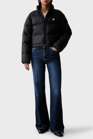 Calvin Klein Kapitoneli Su İtici Dik Yaka Şişme Mont Lv047h503gub1 Kadın Mont Lv047h503g Ub1 Siyah