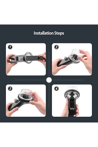 Ebitda Spor Kamerası Su Geçirmez Kasa Dalış, Osmo Pocket 2 İçin Kayışlı, Siyah Siyah