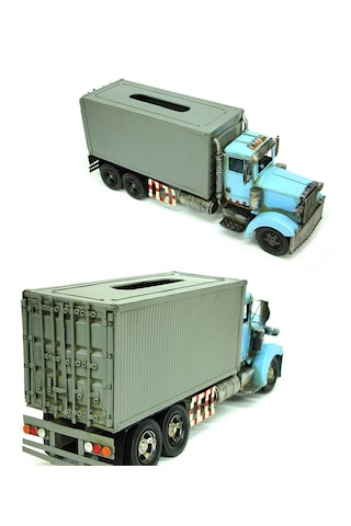 Vintage Dev Boy Metal Kamyon Tır 52cm