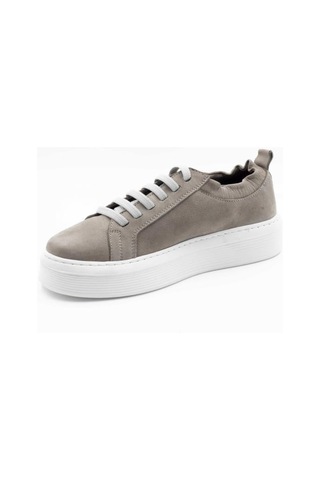 Freefoot 221150 Nubuk Açık Gri Kadın Sneaker 001