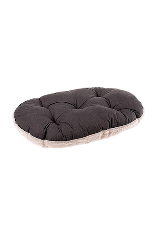 Pribor Kedi Ve Mini Irk Köpek Peluş Yatağı - Gri-beyaz 55 Cm X 36 Cm
