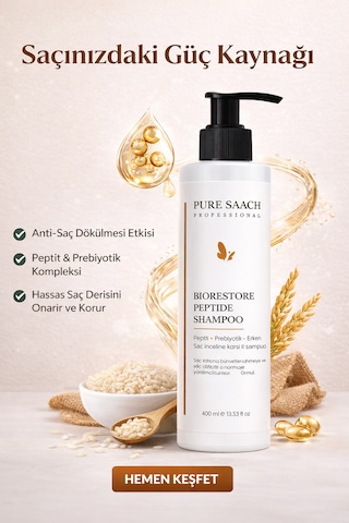 Pure Saach Professional Biorestore Peptide Shampoo 400 ML