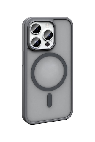 Apple Uyumlu iPhone 14 Pro Max Kılıf Magsafe Şarj Özellikli Mat Arka Yüzey Sio Kapak
