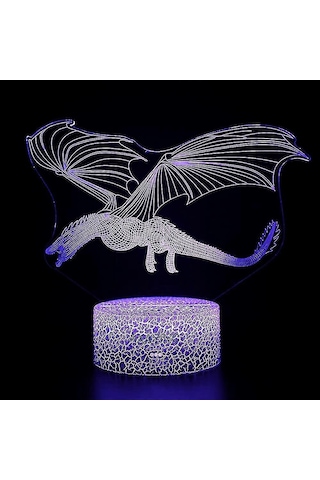 Gece Lambası Led İllüzyon Masa Lambası 16 Renk Uzaktan Kumanda Çok Renkli