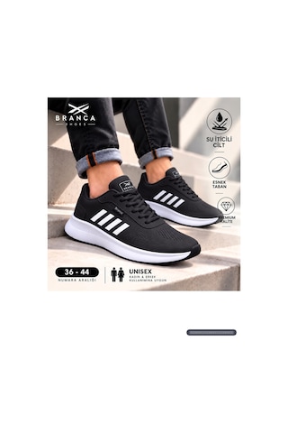 Branca Unisex Kadın Erkek Yarı Ortapedik Günlük Spor Sneaker Yürüyüş Outdoor Ayakkabı Siyah - Beyaz SİYAH-BEYAZ Branca Unisex Kadın Erkek Yarı Ortapedik Günlük Spor Sneaker Yürüyüş Outdoor Ayakkabı Siyah - Beyaz SİYAH-BEYAZ