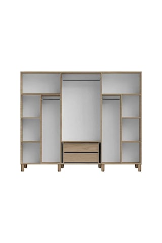 Orchide 6 Kapılı Mdf Gardırop Çok Renkli