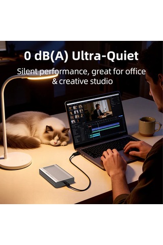 Acasis Tb406 Pro Thunderbolt 4 40gbps M.2 Nvme Ssd Kutusu 8tb Alüminyum Vidasız