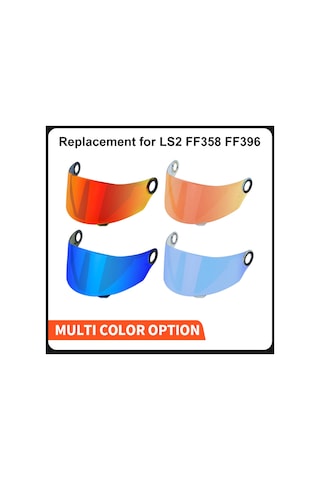 Vkemall Ls2 Ff358 Ff396 Kask İçin Uv, Toz Ve Sis Koruyucu Revo Derin Çay Mavisi Değiştirme Camı - Tam Yüz Kasklar İçin Dayanıklı Pc Malzeme