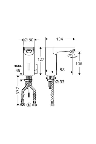 Schell 012320699 Celis E Fotoselli Lavabo Bataryası