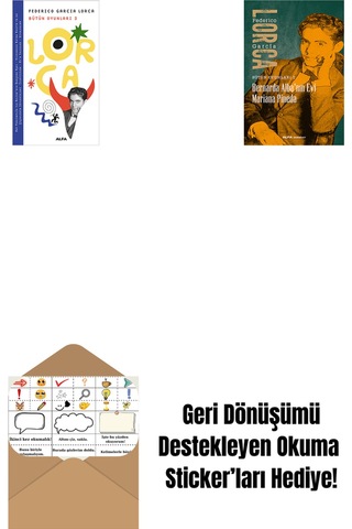 Lorca Bütün Oyunları 3 + Bernarda Alba Nın Evi Mariana Pineda + Okuma Sticker'ları