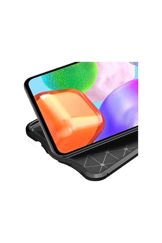 Samsung Uyumlu Galaxy A21S Kilif Deri Tarzi Niss Silikon Case 389836600