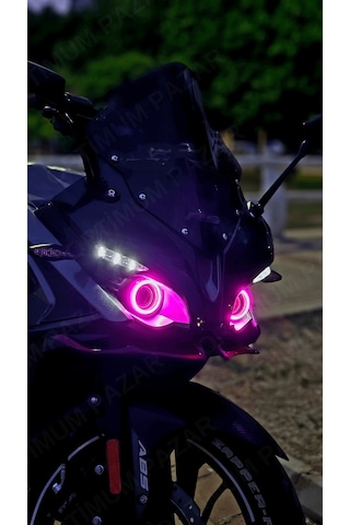 Bajaj Pulsar Rs200 2015 -2024 Model Uyumlu Angel Neon Led Halka T