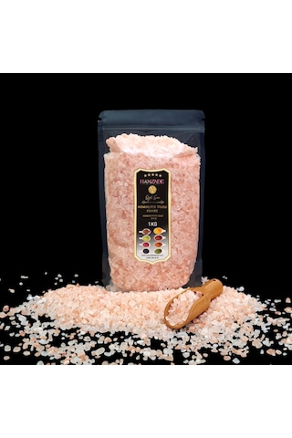Hanzade Bitkisel Pembe Himalaya Tuzu Granül Tane 1 KG