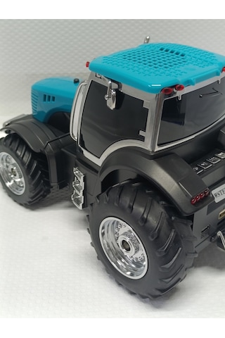 Traktör Şeklinde Bluetooth Hoparlör Şarjlı Kablosuz Speaker Fm Sd Kart Usb - Mavi- Tek Ebat