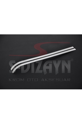 S-Dizayn Fiat Fiorino Krom Sürgülü Kapı Çıtası 2 Prç 2008 Üzeri