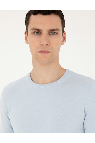 Pierre Cardin Erkek Açık Mavi Kazak /triko 50296575-vr003 Açık Mavi