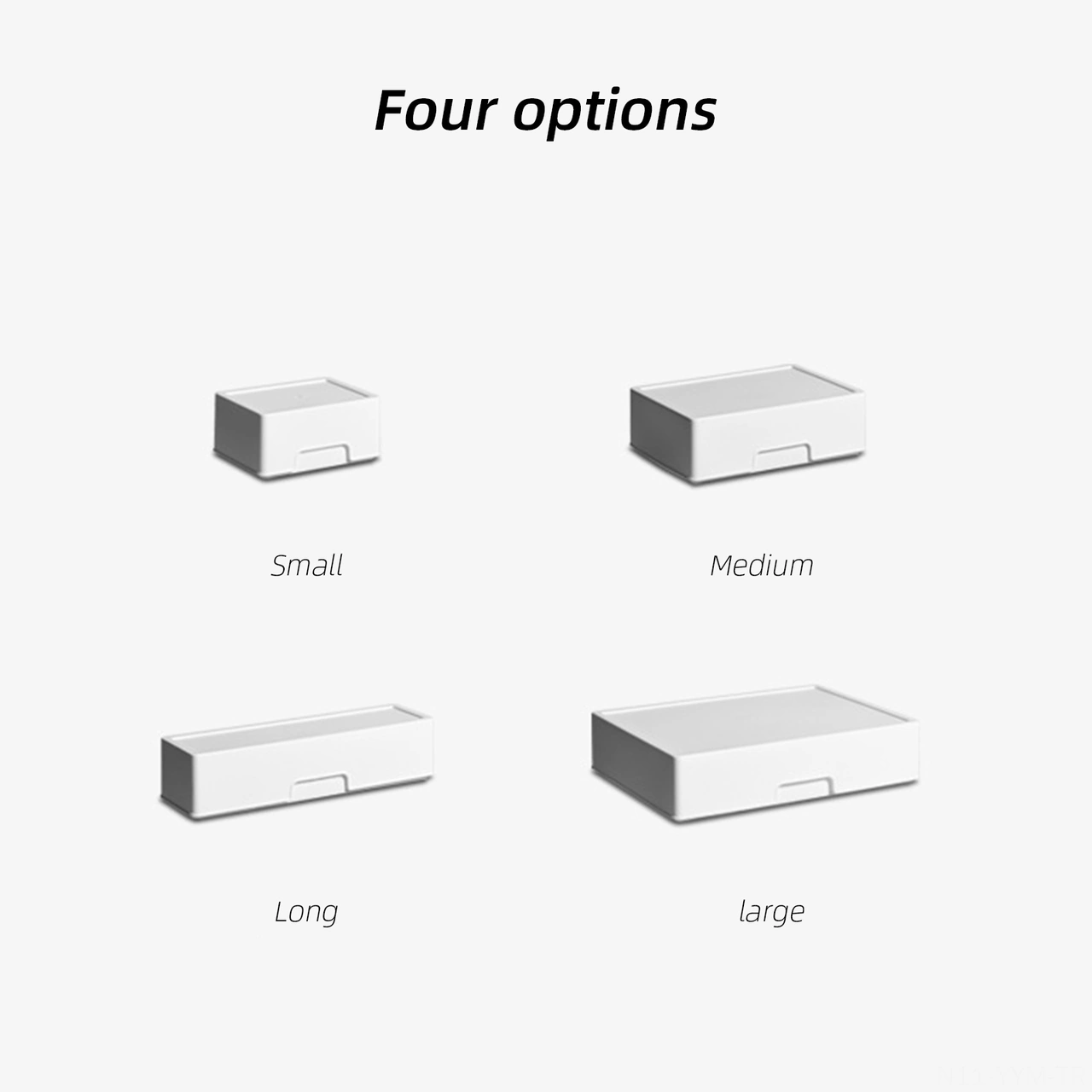 Geeksen Küçük Boy Etiketli Bölümlü Çekmeceli Depolama Kutusu - Evde Kolay Kullanım, Dayanıklı Malzeme İle Ev Organizasyonu Diğer