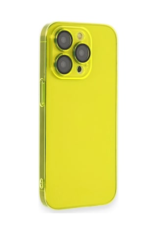 Newface - 968 - iPhone Uyumlu 13 Pro Max Kılıf Armada Lensli Kapak - Csmo-tex - - Sarı