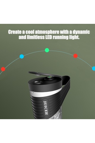 Teltree Usb Şarjlı 460ml Elektrikli Blender, Ip7 Su Geçirmez, Otomatik Temizleme, 22000r/dak, 150w, Hediyelik Meyve Suyu Blenderi Beyaz