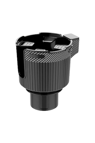 Honmex Kamyon Ve Araçlar İçin Siyah Büyük Kap Saklayıcı, 75-112mm Çaplı Termos/kahve Bardakları, Kayma Engellendirme, Abs Malzeme, Evrensel Uyumlu Siyah