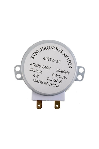 Mikrodalga Fırın Senkron Motor 49tyz-a2 Ac 220-240v Cw/ccw 4w 5/6 Rpm