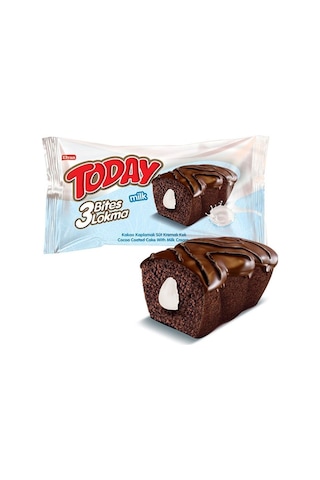 Today 3 Bites Sütlü Kek 40 Gr. 24 Adet (1 Kutu)