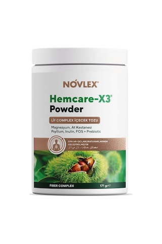 Novlex Hemcare-x Magnezyum Lif Kompleksi Ve At Kestanesi Toz Powder İçecek 171 G